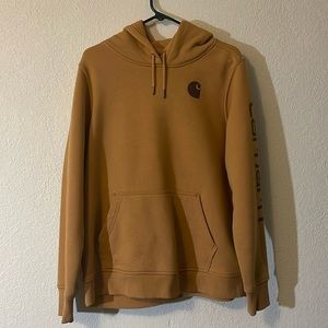 Carhartt hoodie XL brown